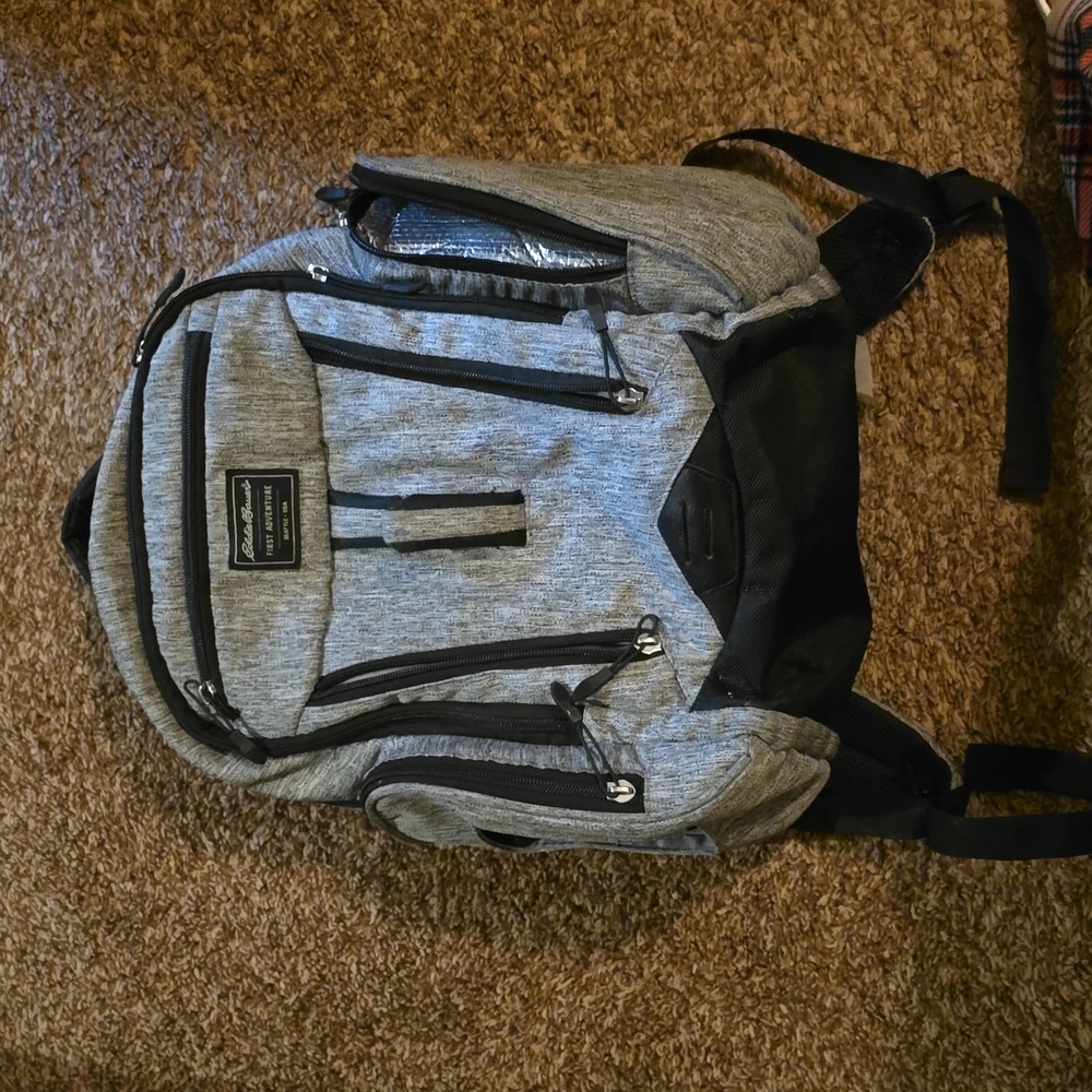 Eddie Bauer diaper bag BOOKBAG style